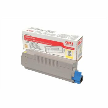 OKI Laser Toner Cartridge Yellow 43324421