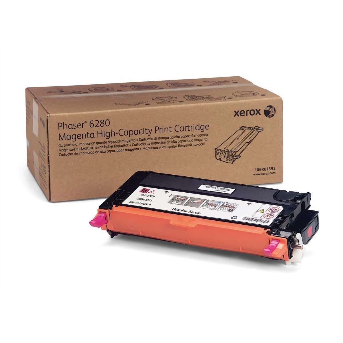 Xerox Laser Toner Cartridge Magenta 106R01393