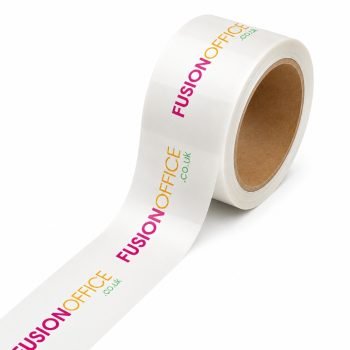 Custom Printed Packaging Tapes Polypropylene 50mm x 66m (50x66) - Fusion Office Ltd