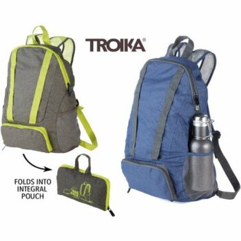Foldable Bagpack with a 2 way zip closure E910303