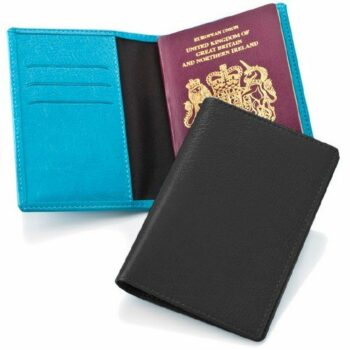 Deluxe Passport Wallet Black E910903 [4121BEL-S]