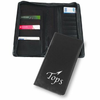 Travel Wallet Black PU E911008 [G1823]