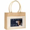 Upchurch Jute Tote with Cotton Pocket E911406 [JU8509]
