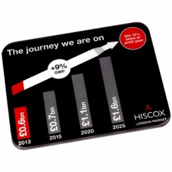 Recycled Rectangular Glass Coaster E911506 [GLASS C REC1]