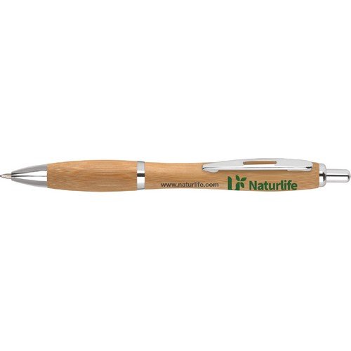 Contour Wood Ball Pen Sustainable Bambo E911702
