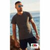 Fruit of the Loom V Neck T Shirt White E913706 [SS7]