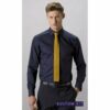 Kustom Kit Long Sleeve Tailored Poplin Shirt E913904 [K142]