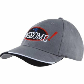 6 Panel Cap with Peak Indent And Sandwich Trim E914404