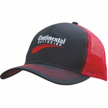 6 Panel Mesh Back Breathable Polyester Twill Cap E914407