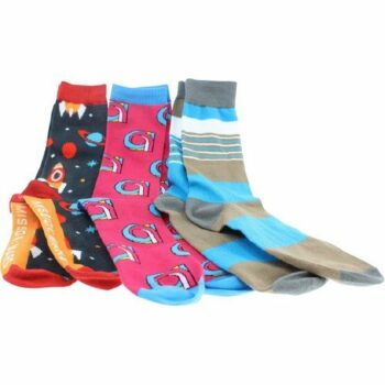 Woven Imprint Mid Calf Socks E914612