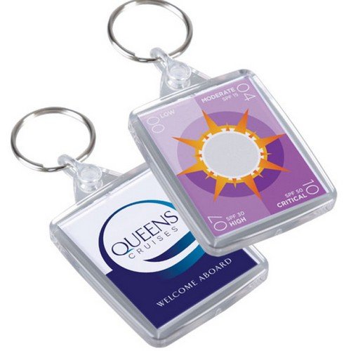 UV Sun Gauge Acrylic Key Ring E915002