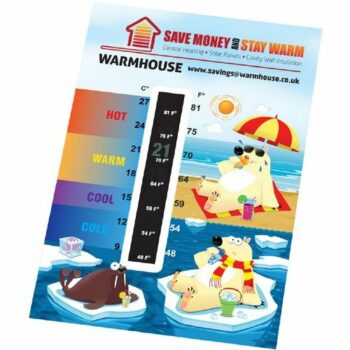 Large Temperature Gauge Card E915003