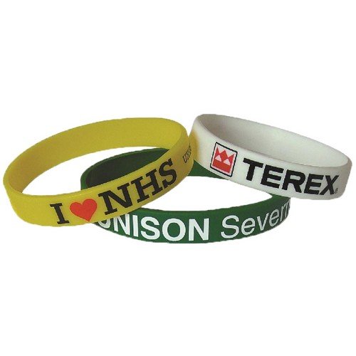 Printed Silicone Wristband E915203