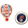 Steel Soft Enamel Metal Lapel Badge 25mm E915511 [S25]