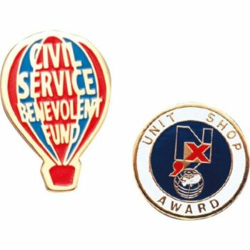 Steel Soft Enamel Metal Lapel Badge 25mm E915511 [S25]