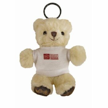 Chester Bear Key Ring with White T-Shirt 89mm/3.5" E915902