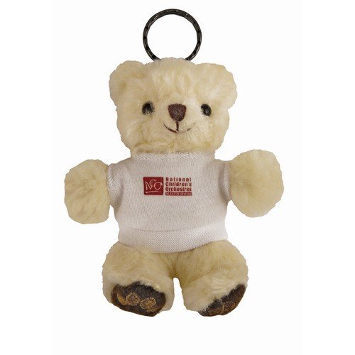 Chester Bear Key Ring with White T-Shirt 89mm/3.5" E915902