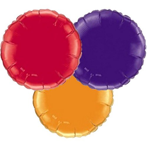 Foil Balloons 457mm/18" Round - Heart - Star E916104