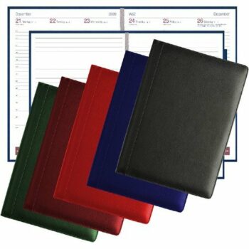 Chelsea Leather Quarto Comb Bound Desk Diary E916901 [CL16]