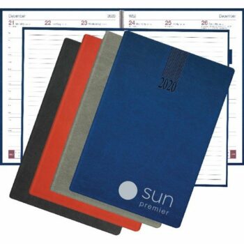 Newhide Quarto Week to View Desk Diary E916904 [NH84]