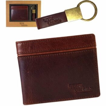 Blank Canvas Leather Gift Set E93603