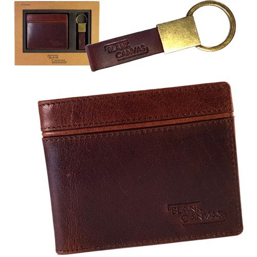 Blank Canvas Leather Gift Set E93603