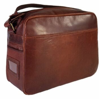 Blank Canvas Leather Messenger Bag E93705