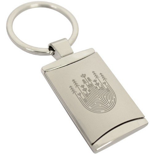 Ascot Metal Matt Silver Key Ring E93801