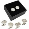 Gents Polished Metal Cufflinks E93904