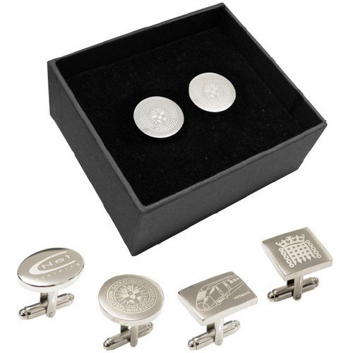 Gents Polished Metal Cufflinks E93904