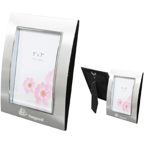 Milano Photo Frame 7x5 Inch Brushed Aluminium E93905