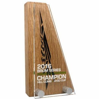 Real Wood Block + Acrylic Awards E94103 [WDBA2-A]