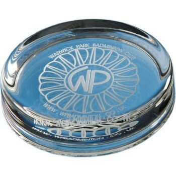 9cm Round Glass Paperweight E94307 [F6]
