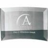 Jade Glass Bevelled Crescent 100x145x50mm E94401 [PG13]