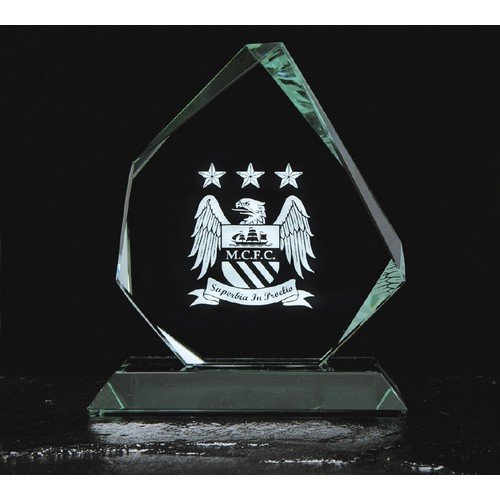 Jade Glass Iceberg Plaque in Lined Presentation Box E94504