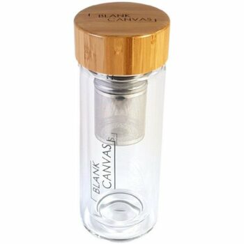 Blank Canvas Double Wall Glass Bottle E95702
