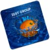 Hardwood Coasters with Cork Backing E96301