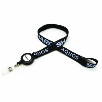Sublimated Lanyard with Reel E99509
