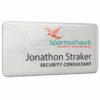 Metal Personalised Name Badges Domed E99704 [AESBFD]