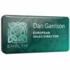 Plastic Personalised Name Badge Domed Finish E99705 [GRAVD]