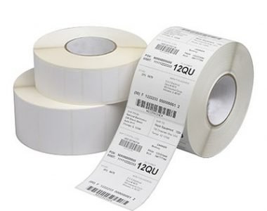 Thermal White Labels 76.2x25.4mm 3x1 Roll - ZA3X1-2000 2000 Labels