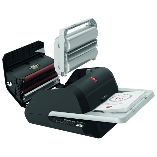 Discover the GBC Foton 30 Automatic Laminator (Model 4410011) designed for effortless and professional-quality lamination of documents and photos perfect for enhancing your office or home projects.