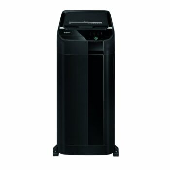 Discover the Fellowes AutoMax 600M Micro-Cut P-5 Shredder (4657401) designed for high-security document destruction with its advanced micro-cut technology perfect for safeguarding sensitive information in your home or office.