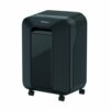 Discover the Fellowes Powershred LX201 Black Micro-Cut Shredder model 5160001 designed for secure document disposal with P-5 micro-cut technology ensuring your sensitive information is protected.
