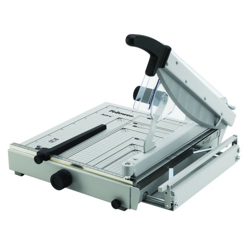 Shop the Fellowes Astro A4 Guillotine 5415001 perfect for precise cutting of documents and photos. This high-quality paper trimmer features a sturdy design and safety features ideal for home or office use.