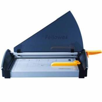 Discover the Fellowes Plasma A3 Guillotine 5411101 designed for precise cutting with its sharp blade and sturdy base perfect for all your crafting and office needs. This reliable guillotine ensures clean straight cuts for documents and projects up to A3 size.