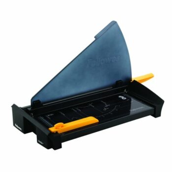 Discover the Fellowes Stellar A3 Guillotine 5438401 designed for precise cutting with a durable blade and safety features perfect for all your crafting and office needs.