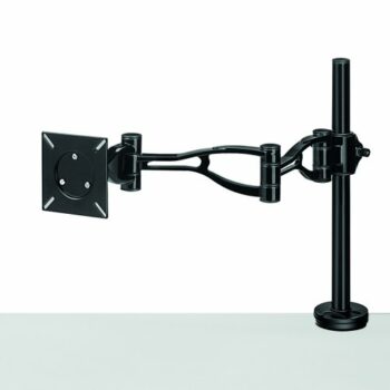 Enhance your workspace with the Fellowes Professional Series Single Monitor Arm 8041601 designed for optimal screen positioning and ergonomic comfort. This sturdy monitor arm supports a single display freeing up valuable desk space while promoting better posture.