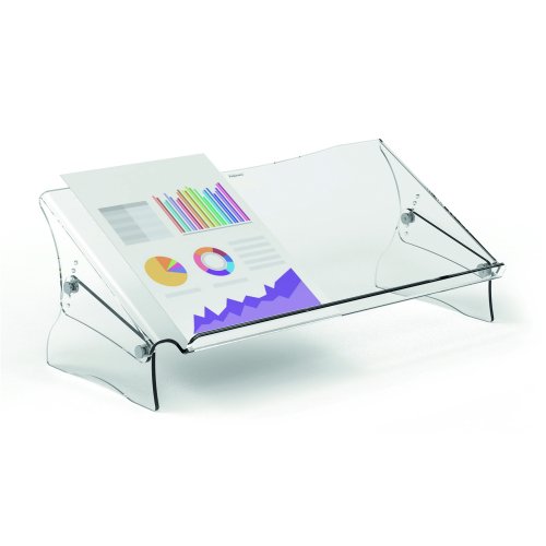 Enhance your workspace with the Fellowes Clarity Document Support 9731301 designed to elevate documents for better visibility and comfort. This stylish and functional document holder is perfect for improving your productivity and maintaining an organised desk.