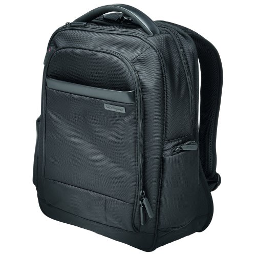 Shop the Kensington Contour K60383EU 14 Inch Laptop Backpack in sleek black designed for comfort and style while securely carrying your laptop and essentials.